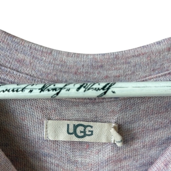 UGG Heathered pink/purple tie waist pullover Size S - Picture 4 of 6